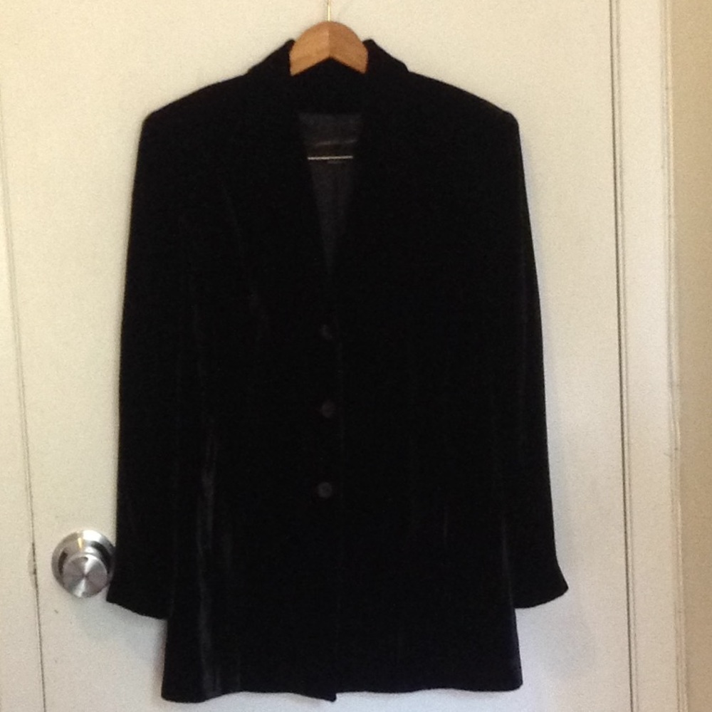 LA DOLCE VITA velvet jacket, sz L/8